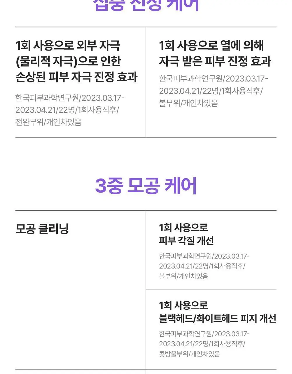 [모공/진정] 동국제약 센텔리안24 마데카 리얼 그린 포어 패드 60매 (병풀 패드) 상세페이지 20